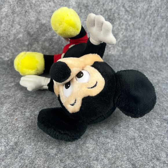 Vintage MICKEY MOUSE Plush 10”‎ Disneyland Walt Disney World Sitting - Picture 4 of 5